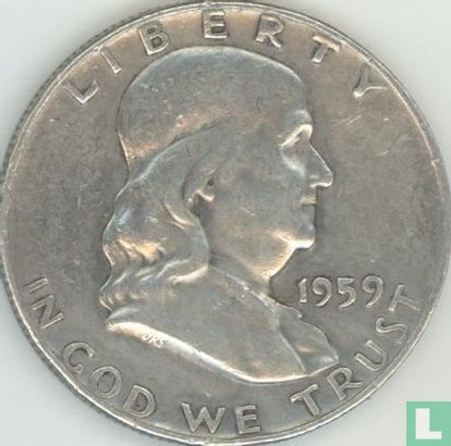 États-Unis ½ dollar 1959 (D) - Image 1
