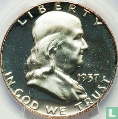 États-Unis ½ dollar 1957 (BE - type 2) - Image 1