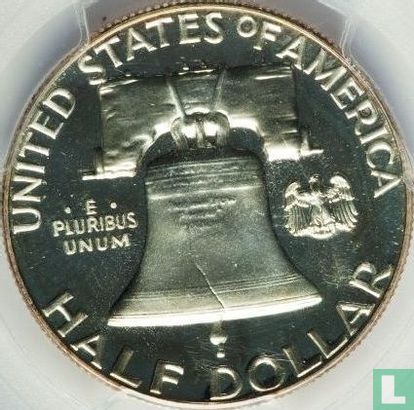 États-Unis ½ dollar 1957 (BE - type 2) - Image 2