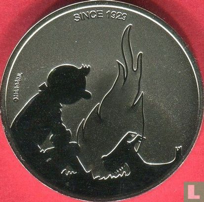België 5 euro 2019 (kleurloss) "90 years Tintin" - Afbeelding 2