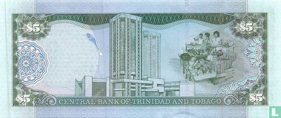 Trinidad and Tobago 5 Dollars 2002 - Image 2
