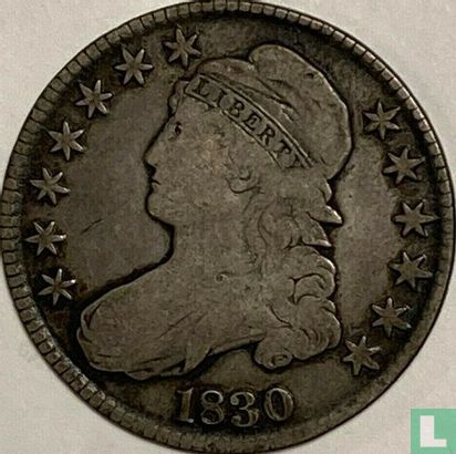 United States ½ dollar 1830 (type 1) - Image 1