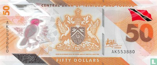Trinidad & Tobago 50 Dollar 2020 Polymer - Bild 1