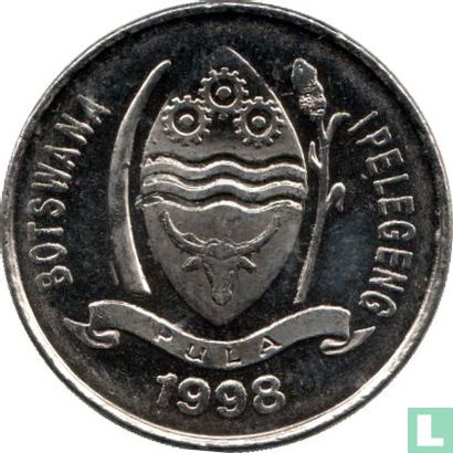 Botswana 10 thebe 1998 - Image 1