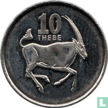 Botswana 10 thebe 1998 - Image 2