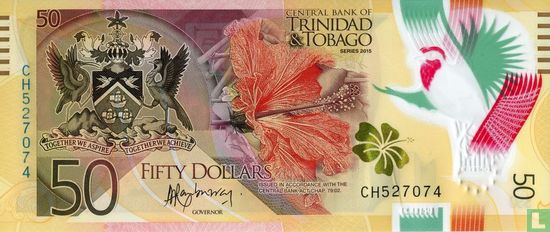 Trinidad und Tobago 50 Dollar 2015 Polymer - Bild 1