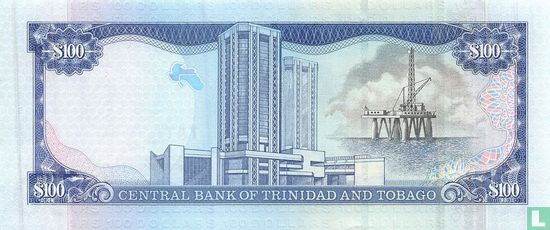Trinité-et-Tobago 100 Dollars 2002 - Image 2
