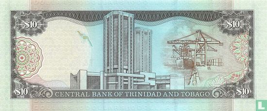 Trinidad en Tobago 10 Dollars 2002 - Afbeelding 2