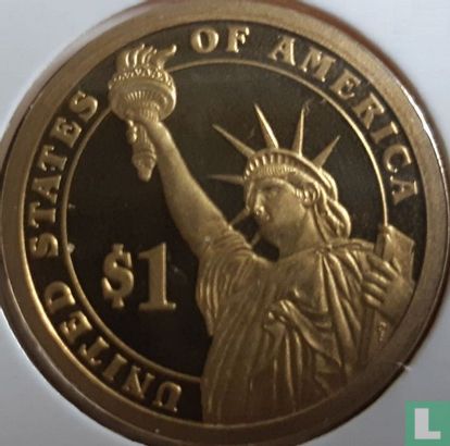 United States 1 dollar 2009 (PROOF) "James K. Polk" - Image 2
