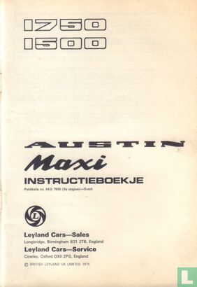 Austin Maxi 1750 1500 - Afbeelding 3