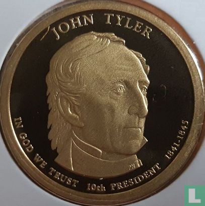 United States 1 dollar 2009 (PROOF) "John Tyler" - Image 1
