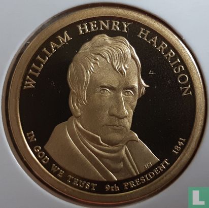United States 1 dollar 2009 (PROOF) "William Henry Harrison" - Image 1