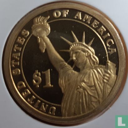United States 1 dollar 2009 (PROOF) "William Henry Harrison" - Image 2