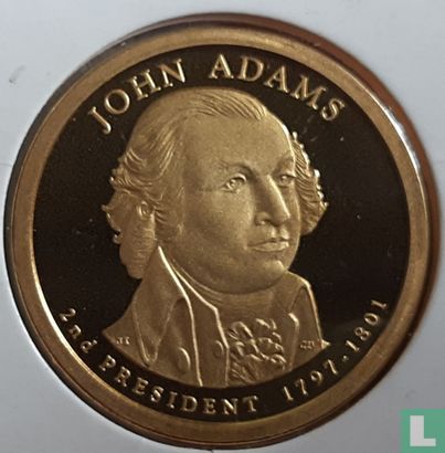 United States 1 dollar 2007 (PROOF) "John Adams" - Image 1