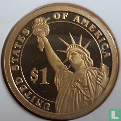 United States 1 dollar 2007 (PROOF) "John Adams" - Image 2
