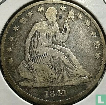 États-Unis ½ dollar 1841 (O) - Image 1