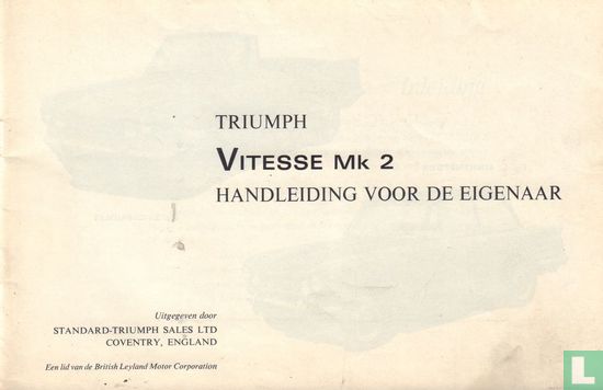 Triumph Vitesse MK2 - Afbeelding 3