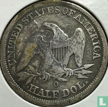 United States ½ dollar 1844 (O) - Image 2