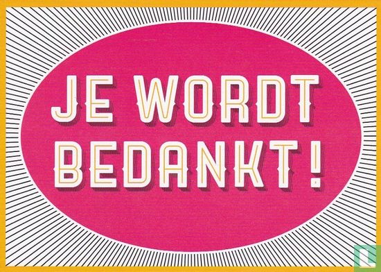 B210028 - Respondenten.nl "Je Wordt Bedankt!" - Afbeelding 1
