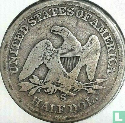 United States ½ dollar 1860 (S) - Image 2