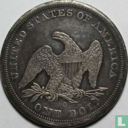 United States 1 dollar 1860 (O) - Image 2