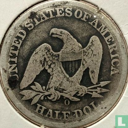 États-Unis ½ dollar 1859 (O) - Image 2