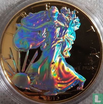 United States 1 dollar 2013 (PROOF - hologram) "Silver Eagle" - Image 1