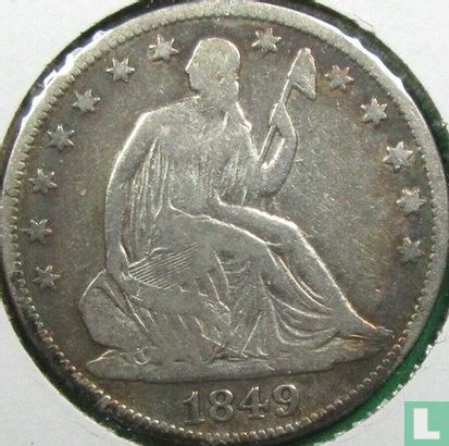 United States ½ dollar 1849 (O) - Image 1