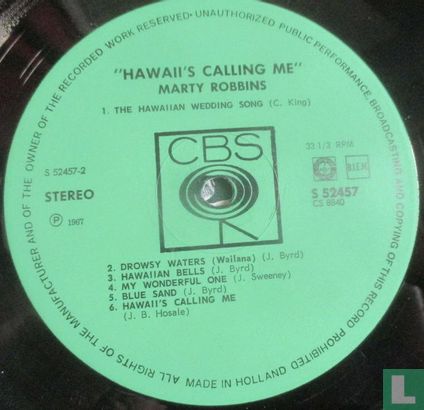Hawaii's Calling Me - Afbeelding 3