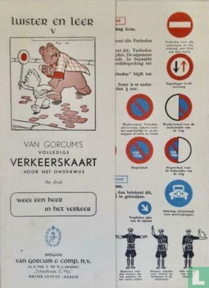 Van Gorcum's volledige verkeerskaart voor het onderwijs [4e druk]  - Image 1