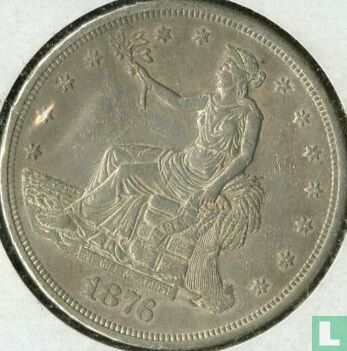 Verenigde Staten 1 trade dollar 1876 (S) - Afbeelding 1