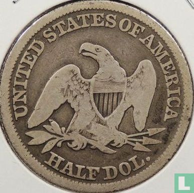 United States ½ dollar 1847 (without letter) - Image 2