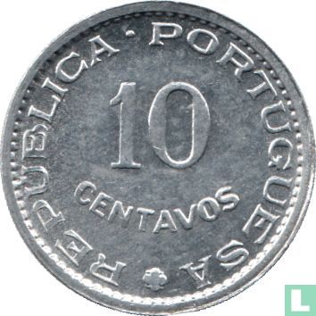 Angola 10 Centavo 1974 - Bild 2