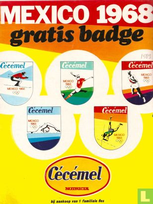 Mexico 1968 gratis badge