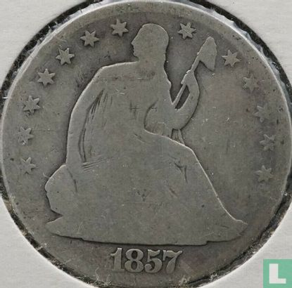 United States ½ dollar 1857 (O) - Image 1