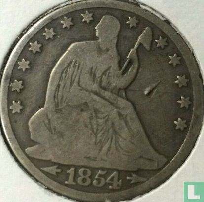 Verenigde Staten ½ dollar 1854 (zonder letter) - Afbeelding 1
