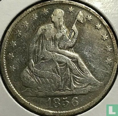 États-Unis ½ dollar 1856 (O) - Image 1