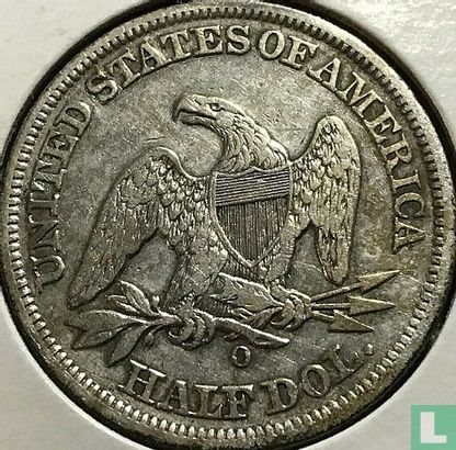 United States ½ dollar 1858 (O) - Image 2