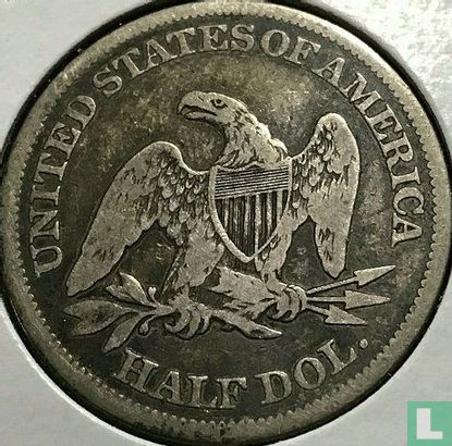Vereinigte Staaten ½ Dollar 1861 (ohne Buchstabe) - Bild 2