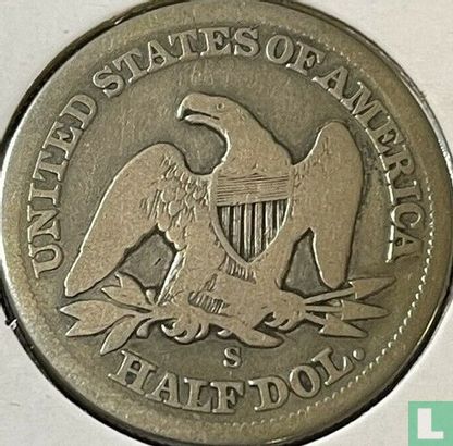 États-Unis ½ dollar 1858 (S) - Image 2