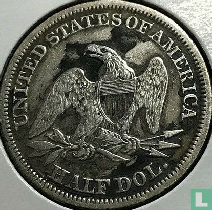 Vereinigte Staaten ½ Dollar 1855 (ohne Buchstabe) - Bild 2