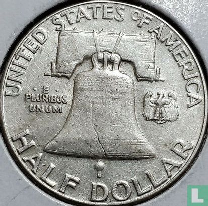 United States ½ dollar 1961 (without letter) - Image 2