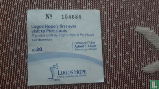 Logos  hope's first ever visit to Port-Louis