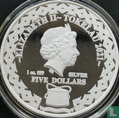 Tokelau 5 dollars 2021 "Libra" - Image 1