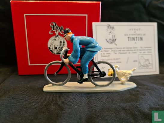 Tintin en vélo et Milou - Image 1