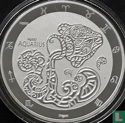 Tokelau 5 dollars 2021 "Aquarius" - Afbeelding 2