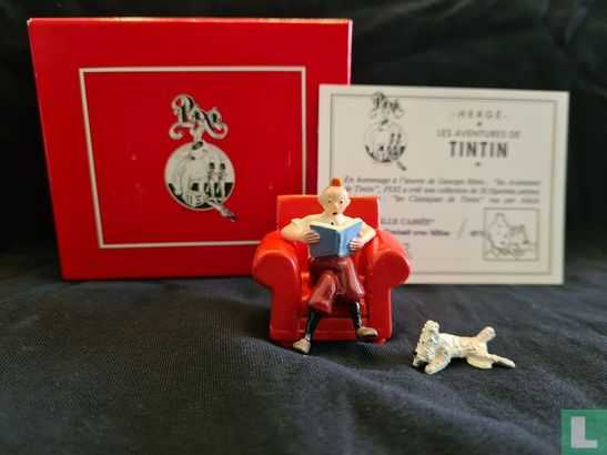 Tintin danse le Fauteuil avec Milou - Image 1