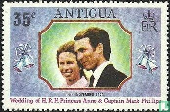 Mariage Princesse Anne et Mark Phillips