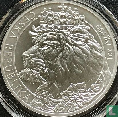 Niue 2 dollars 2021 "Czech Lion" - Afbeelding 2