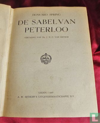 De sabel van Peterloo - Afbeelding 3